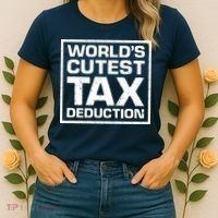 World's Cutest Tax Deduction Women's T-Shirt thumb 2