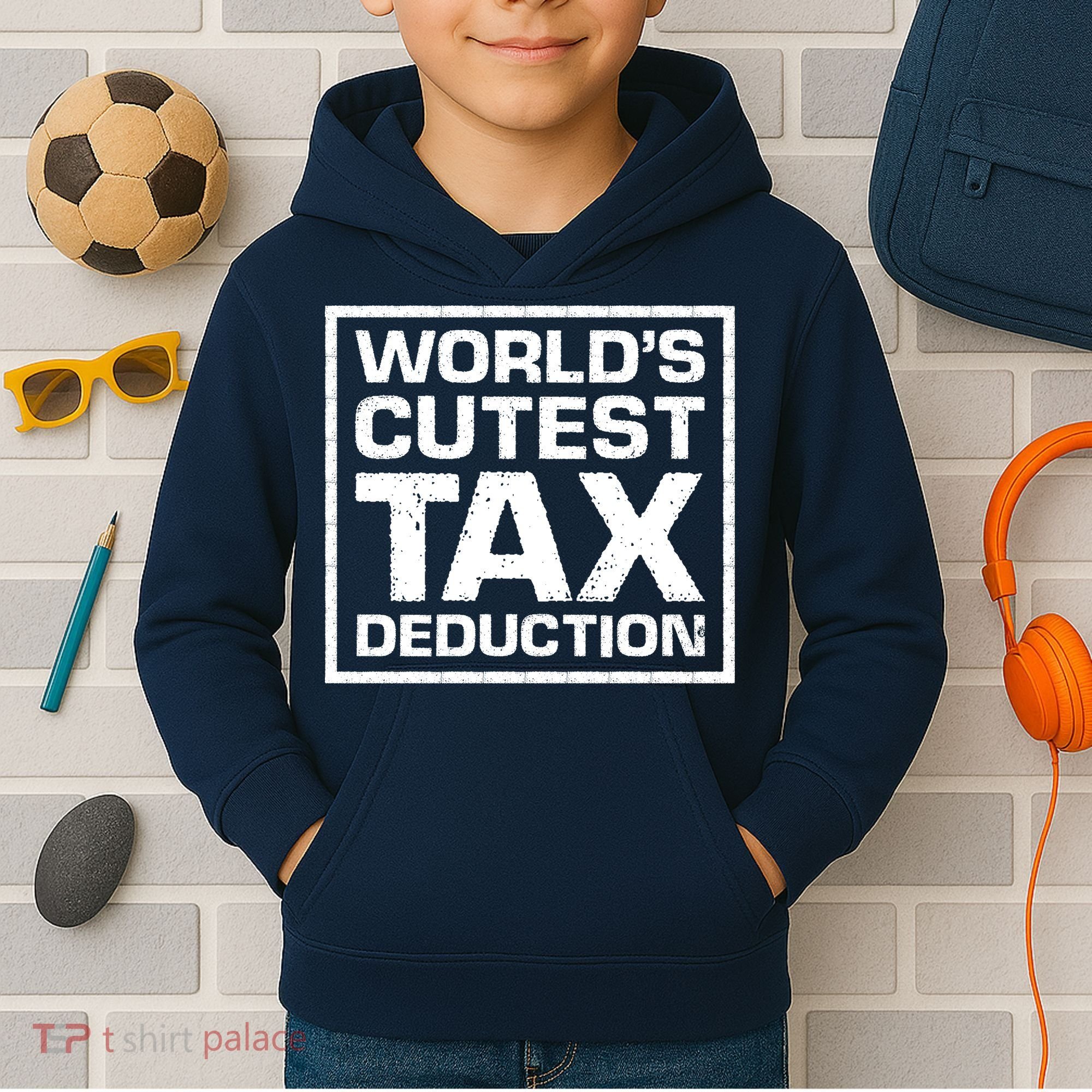 World's Cutest Tax Deduction Kids Hoodie