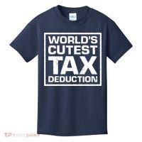 World's Cutest Tax Deduction Kids T-Shirt thumb 0