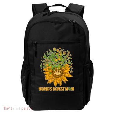 World's Dopest Mom Sunflower Backpack