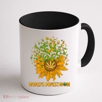 World's Dopest Mom Sunflower Coffee Mug thumb 1
