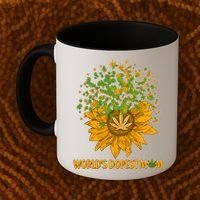 World's Dopest Mom Sunflower Coffee Mug thumb 2