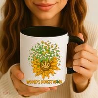 World's Dopest Mom Sunflower Coffee Mug thumb 3