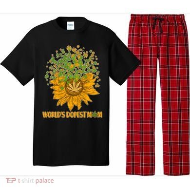 World's Dopest Mom Sunflower Pajama Set