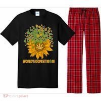 World's Dopest Mom Sunflower Pajama Set thumb 0