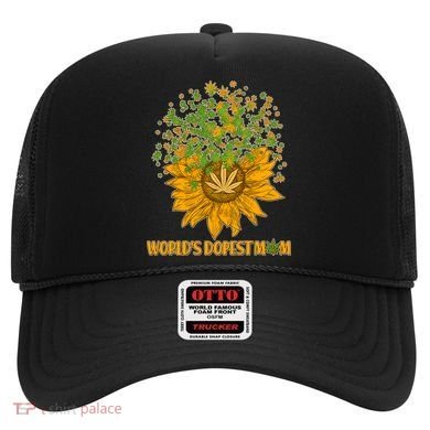 World's Dopest Mom Sunflower Hat