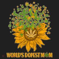 World's Dopest Mom Sunflower Hat thumb 2