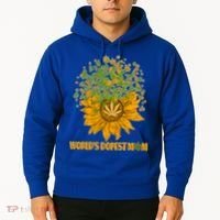 World's Dopest Mom Sunflower Hoodie thumb 2