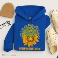 World's Dopest Mom Sunflower Hoodie thumb 4