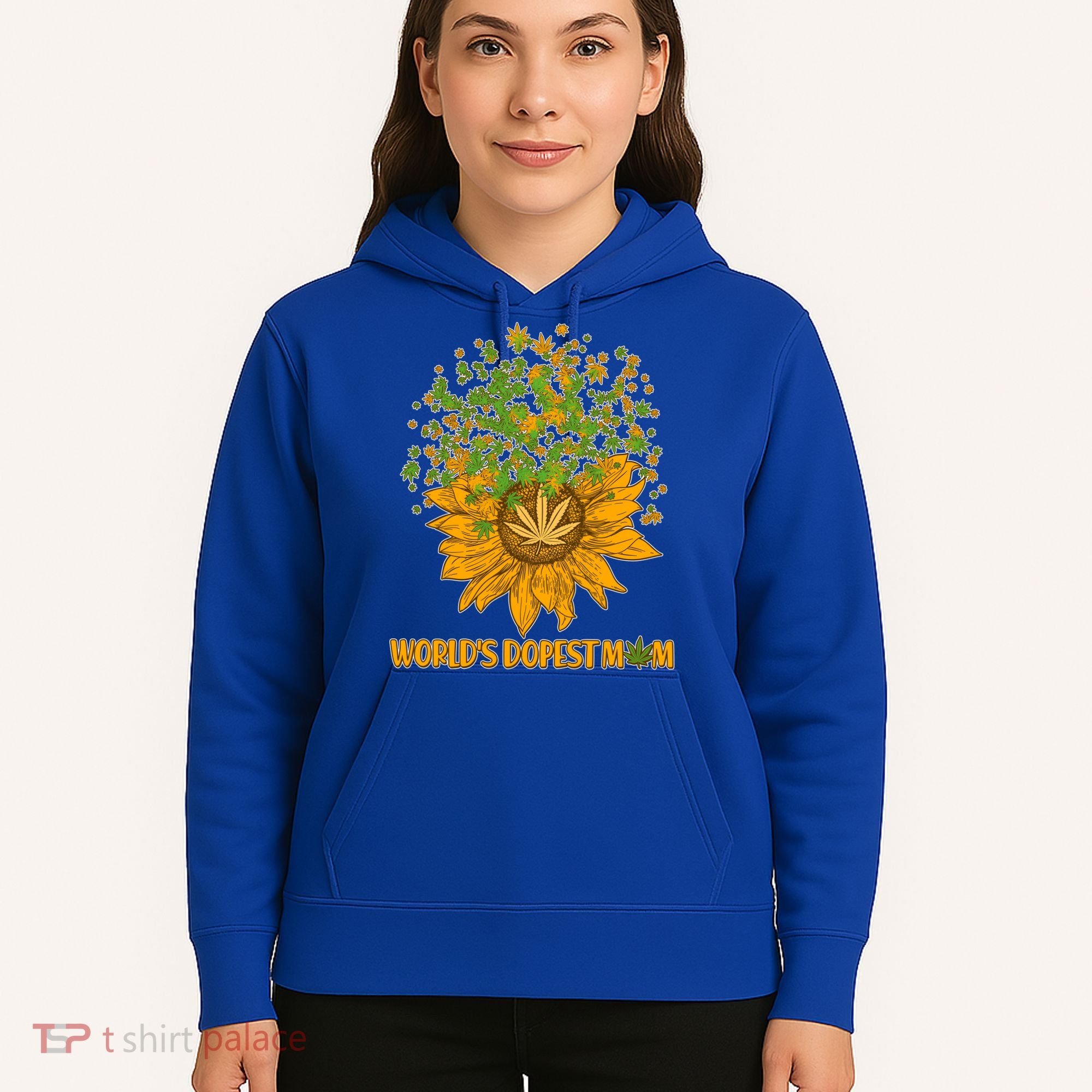 World's Dopest Mom Sunflower Hoodie