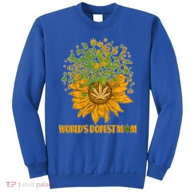 World's Dopest Mom Sunflower Sweatshirt