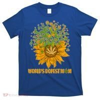 World's Dopest Mom Sunflower T-Shirt thumb 0