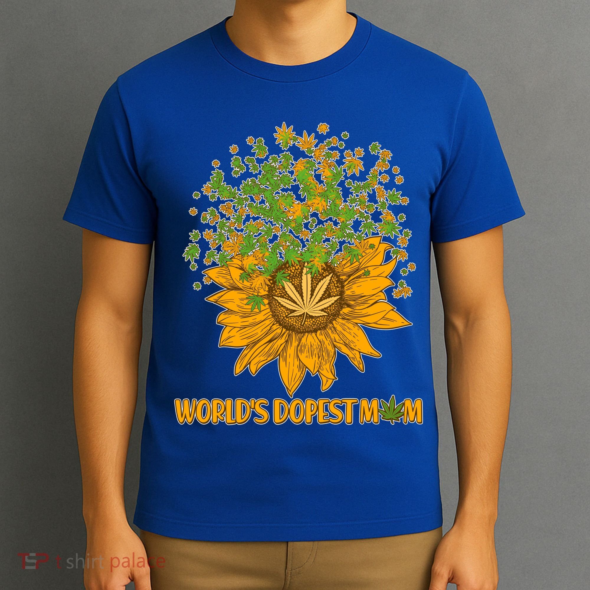 World's Dopest Mom Sunflower T-Shirt