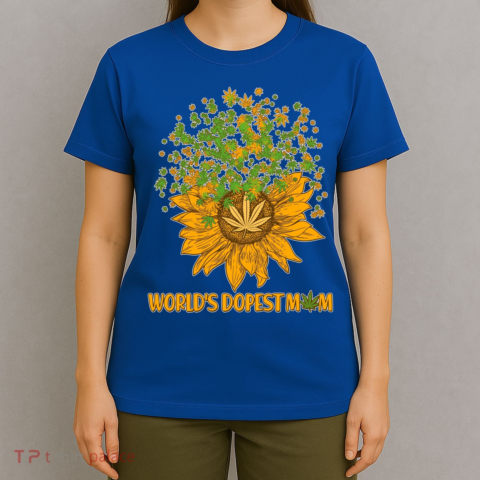 World's Dopest Mom Sunflower T-Shirt
