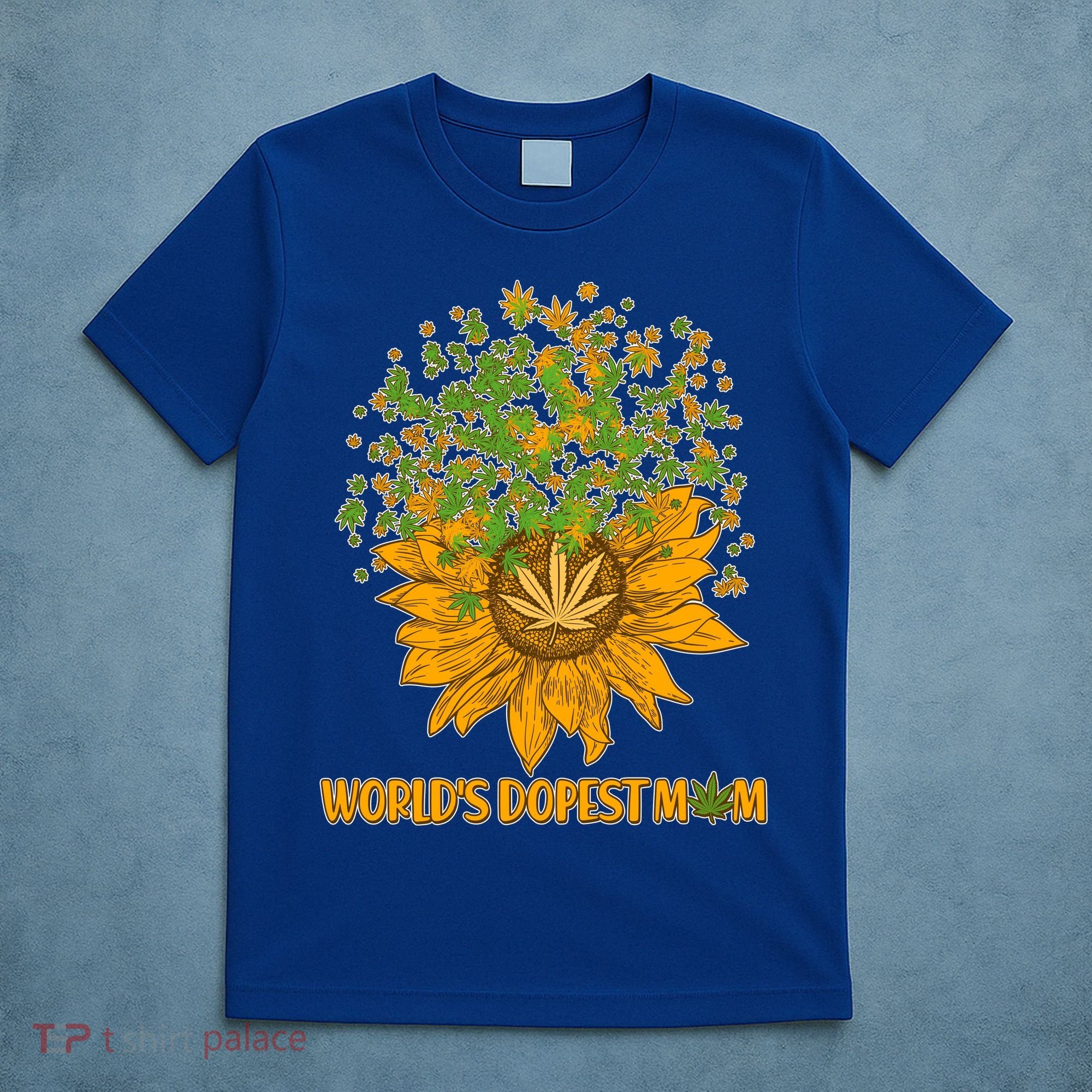World's Dopest Mom Sunflower T-Shirt