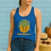 World's Dopest Mom Sunflower Women's Tank Top thumb 2