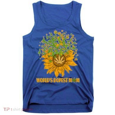 World's Dopest Mom Sunflower Tank Top