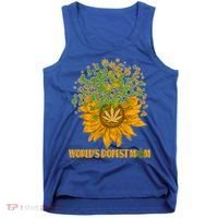 World's Dopest Mom Sunflower Tank Top thumb 0