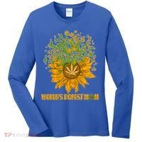 World's Dopest Mom Sunflower Women's Long Sleeve Shirt thumb 0