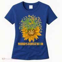 World's Dopest Mom Sunflower Women's T-Shirt thumb 0