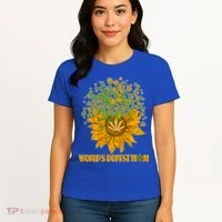 World's Dopest Mom Sunflower Women's T-Shirt thumb 4