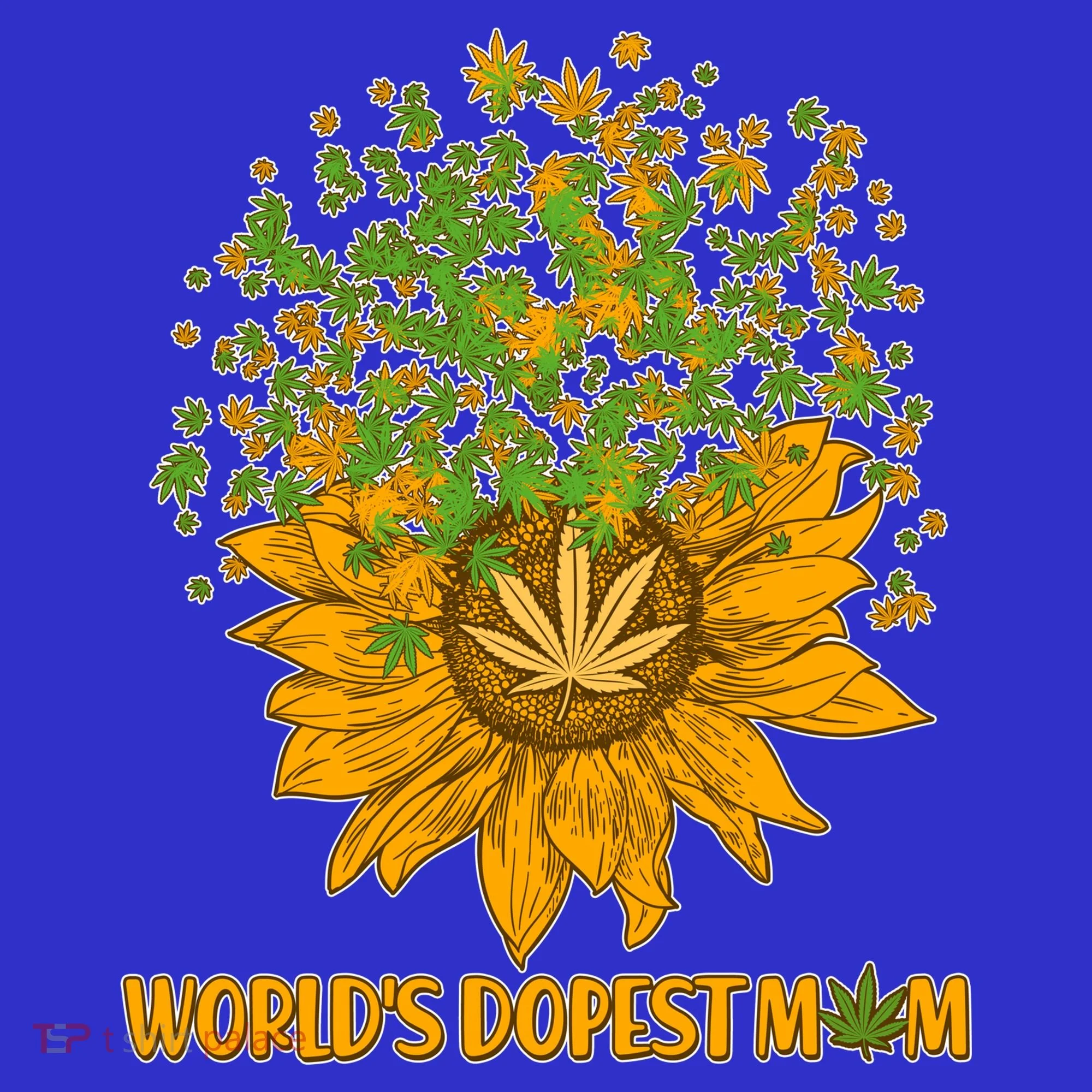 World's Dopest Mom Sunflower Kids Sweatshirt