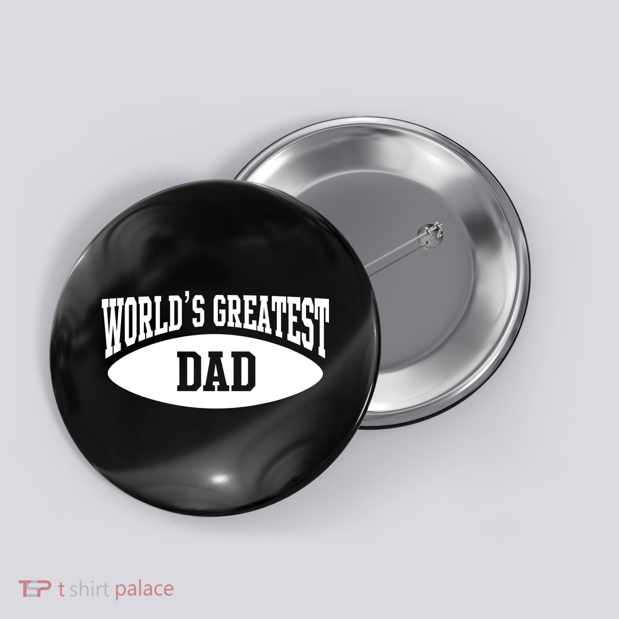 World's Greatest Dad Button