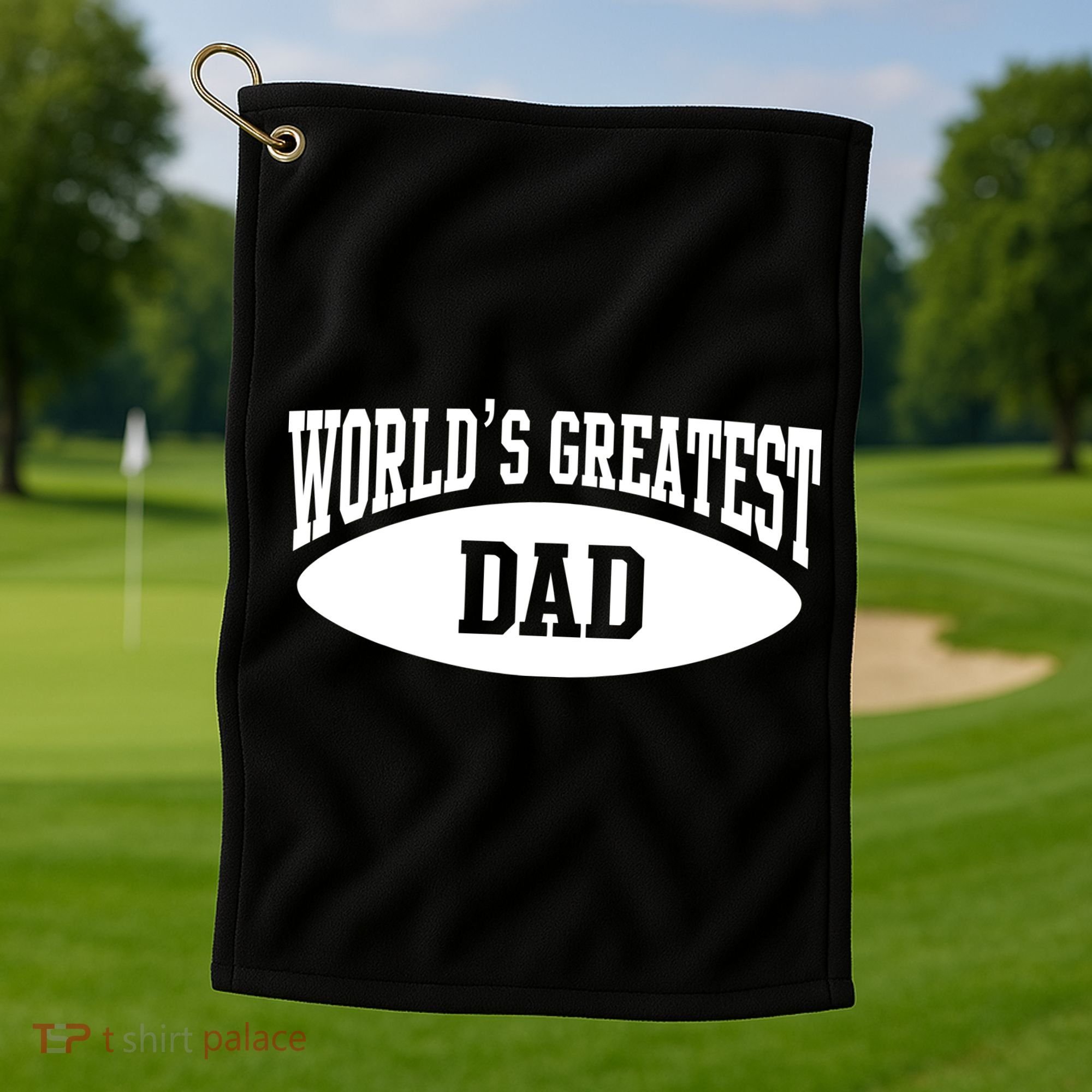 World's Greatest Dad Golf Towel