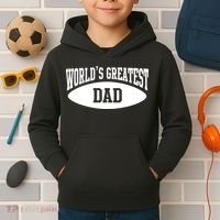 World's Greatest Dad Kids Hoodie thumb 2