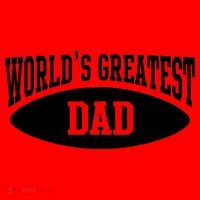 World's Greatest Dad Santa Hat thumb 1