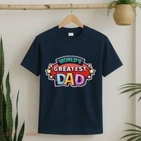 World's Greatest Dad Colorful Father's Day T-Shirt thumb 2
