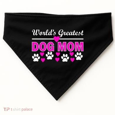 World's Greatest Dog Mom USA-Made Doggie Bandana
