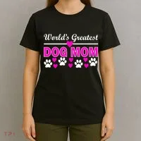 World's Greatest Dog Mom T-Shirt thumb 4