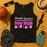 World's Greatest Dog Mom Tank Top thumb 4
