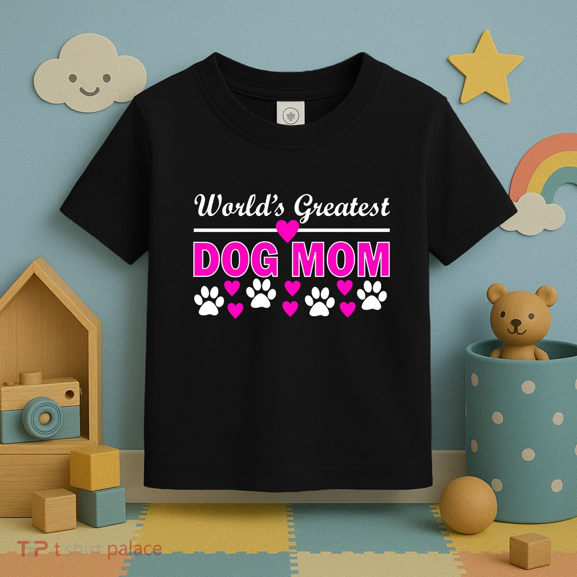 World's Greatest Dog Mom Toddler T-Shirt
