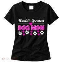 World's Greatest Dog Mom Women's T-Shirt thumb 0