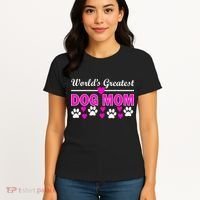 World's Greatest Dog Mom Women's T-Shirt thumb 4