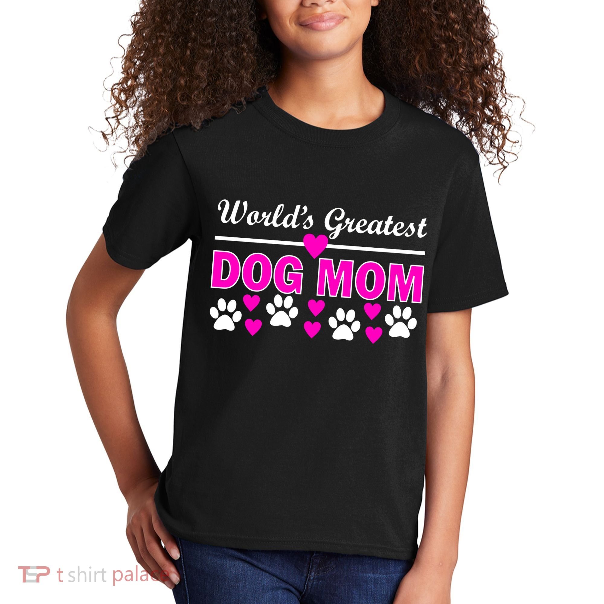 World's Greatest Dog Mom Kids T-Shirt