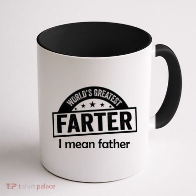 Worlds Greatest Farter Funny Father Dad Coffee Mug back