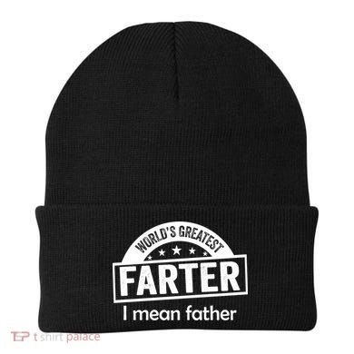 Worlds Greatest Farter Funny Father Dad Beanie