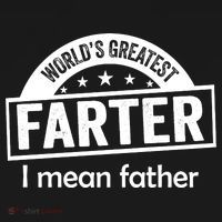 Worlds Greatest Farter Funny Father Dad Ornament thumb 1