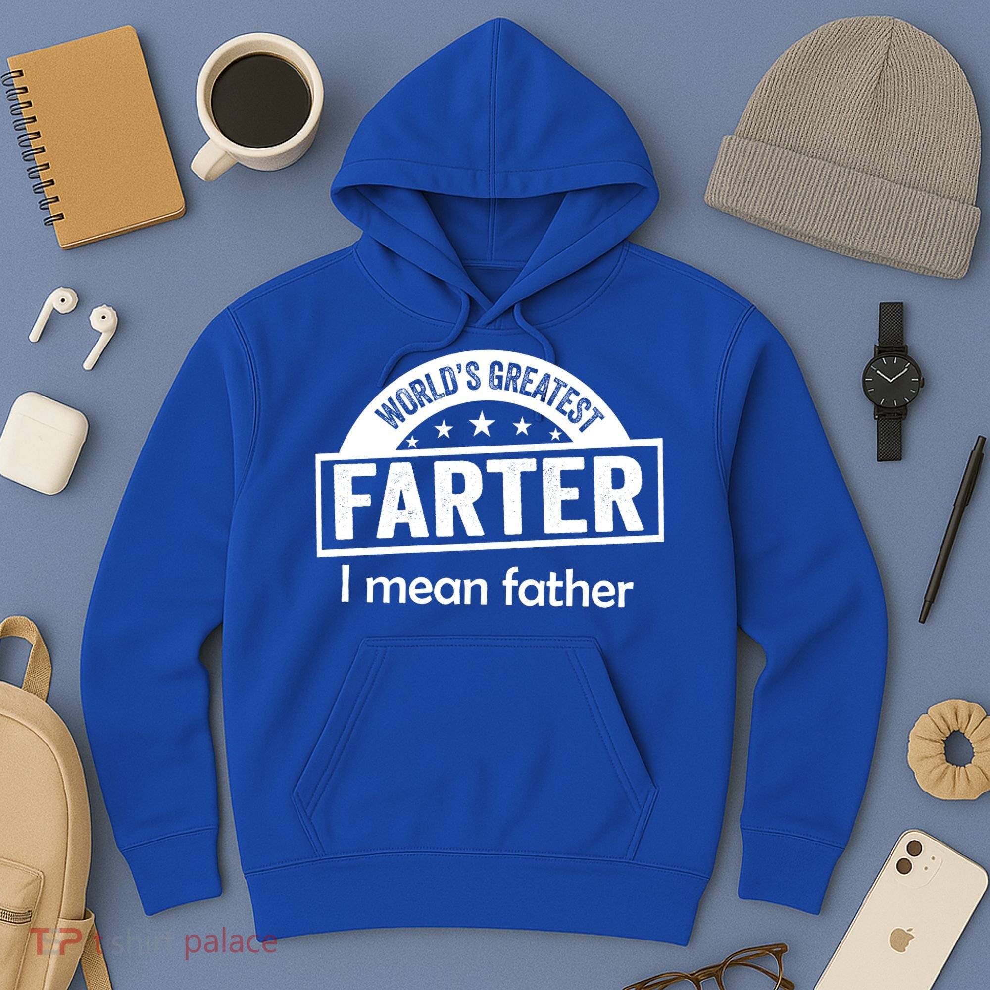 Worlds Greatest Farter Funny Father Dad Hoodie