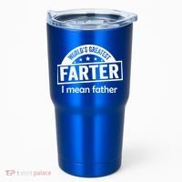 Worlds Greatest Farter Funny Father Dad Tumbler thumb 0
