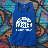 Worlds Greatest Farter Funny Father Dad Women's Tank Top thumb 3