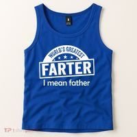 Worlds Greatest Farter Funny Father Dad Tank Top thumb 2