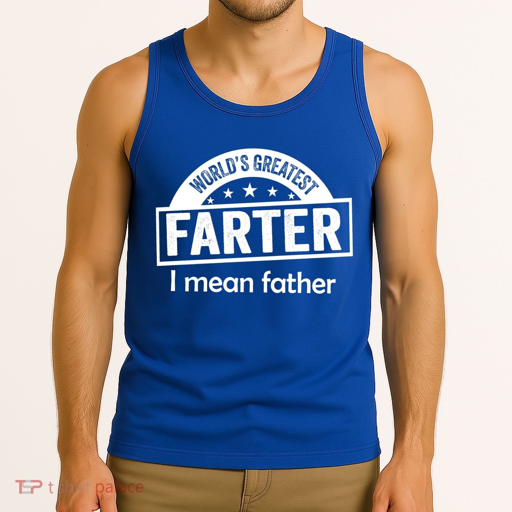 Worlds Greatest Farter Funny Father Dad Tank Top