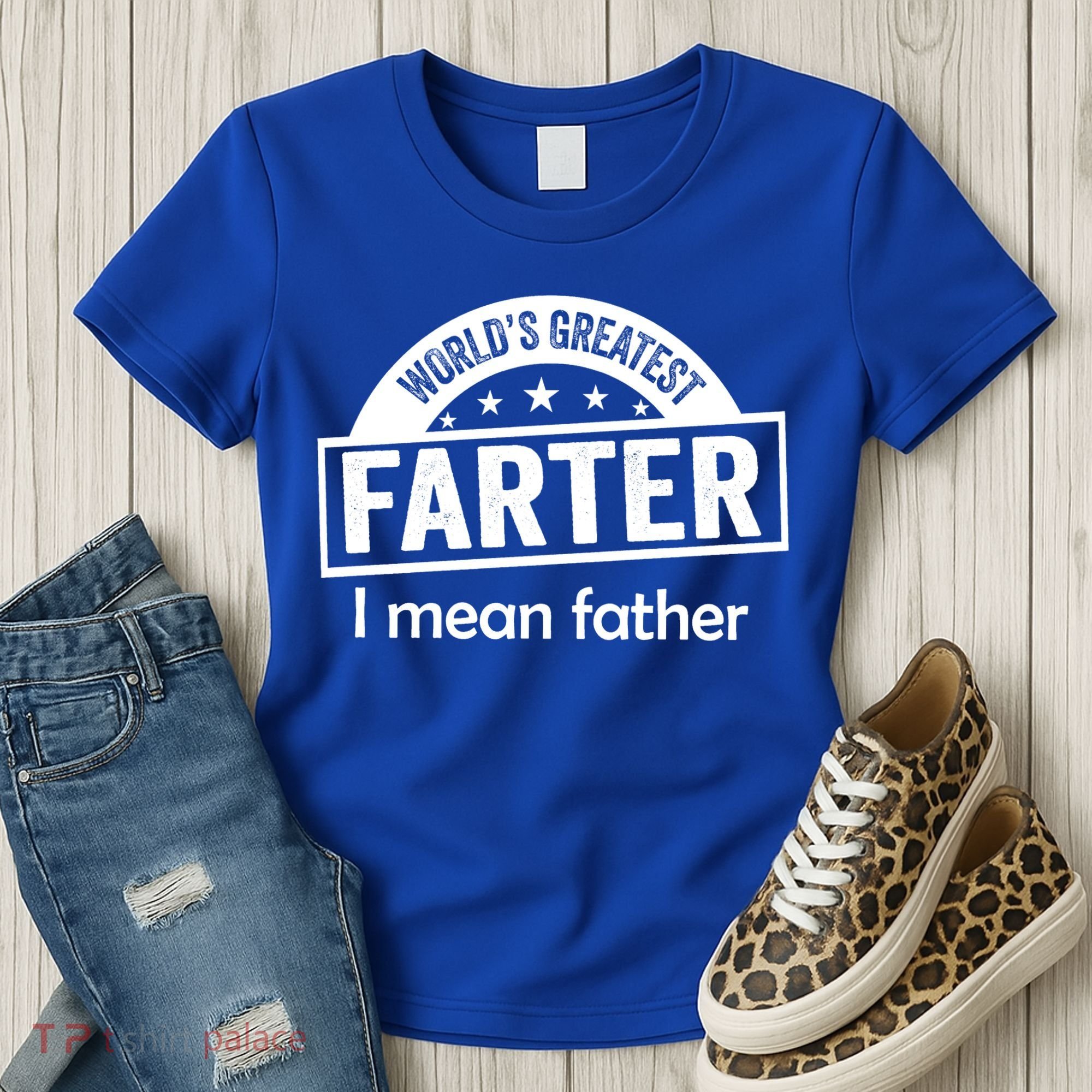 Worlds Greatest Farter Funny Father Dad Women's T-Shirt