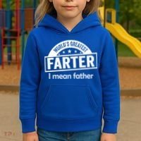 Worlds Greatest Farter Funny Father Dad Kids Hoodie thumb 3