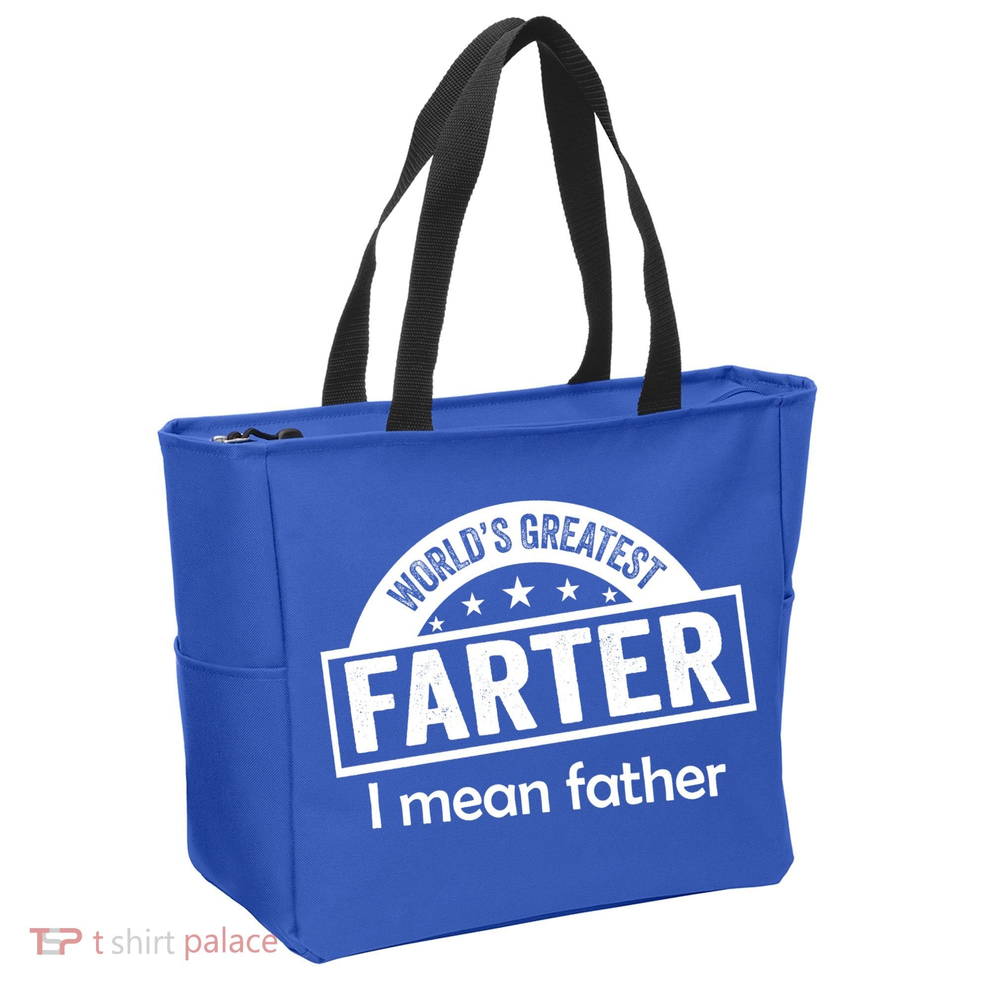 Worlds Greatest Farter Funny Father Dad Tote Bag