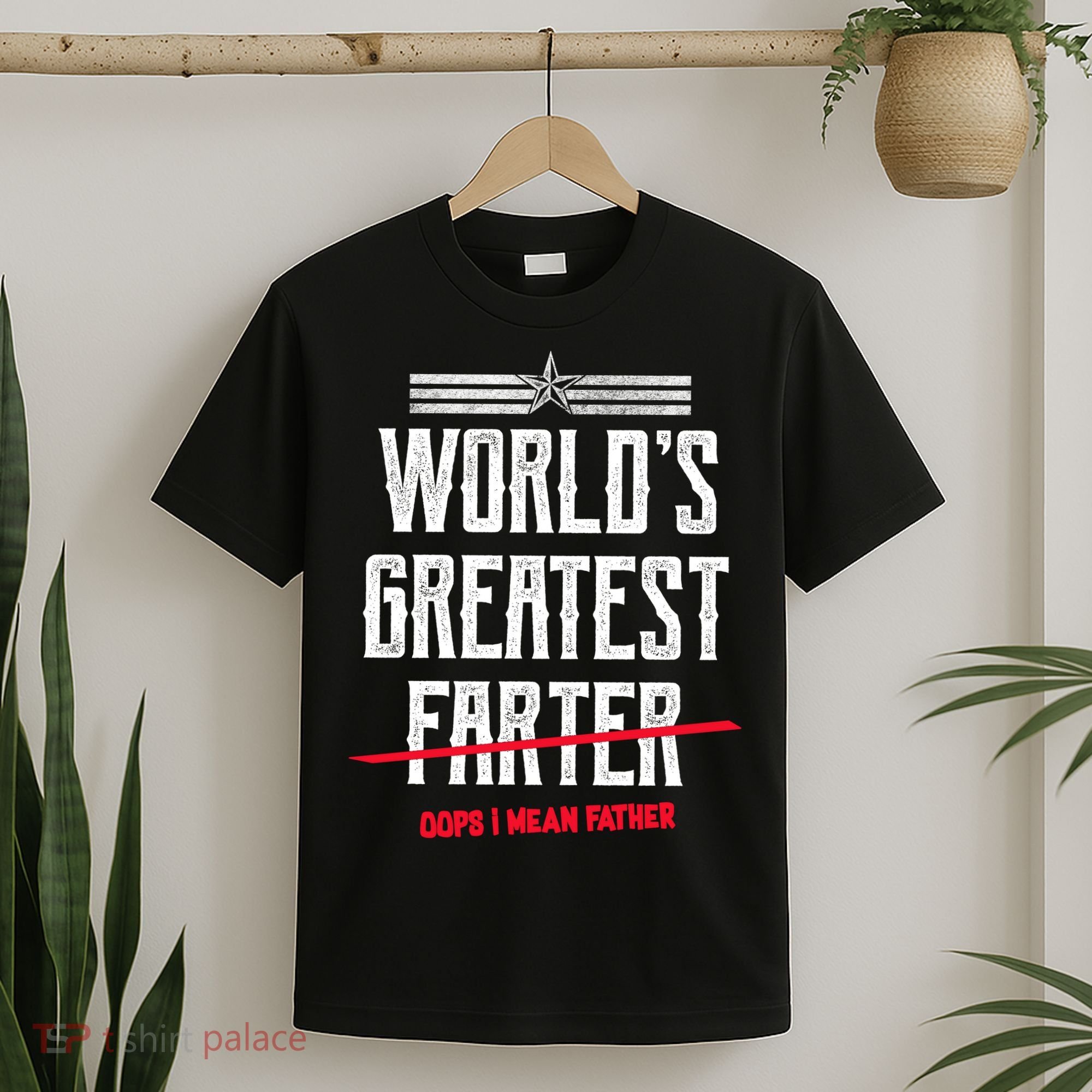 World's Greatest Farter Oops I Mean Father T-Shirt